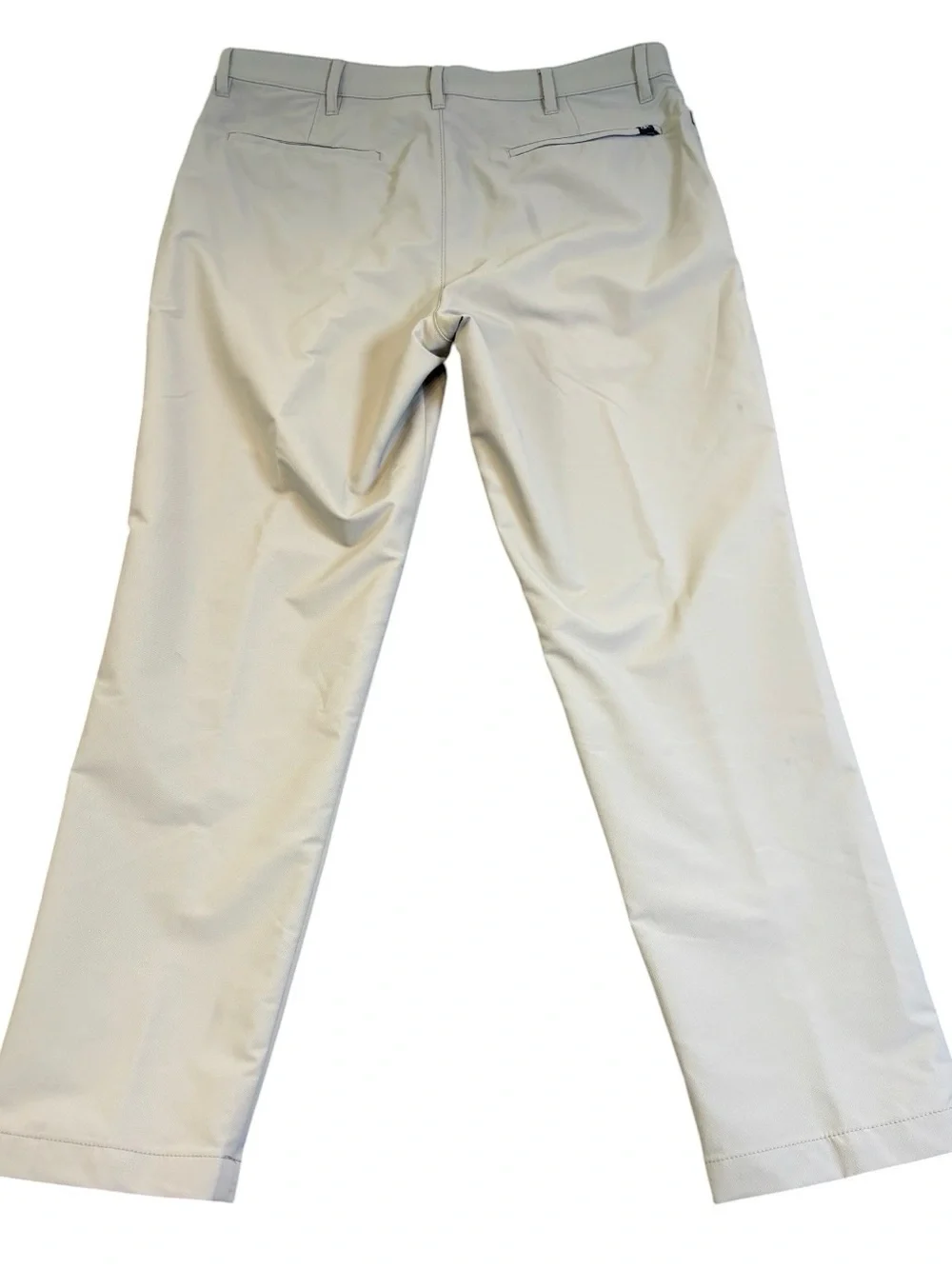 Banana Republic Men's Performance Commuter Pants 34x29 Beige Stretch EUC